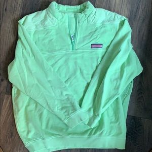 Vineyard vines light green pullover quarter zip